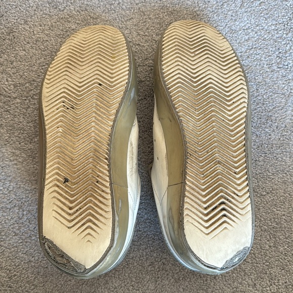 Men's Golden Goose super star white and silver sneakers, size 45 - Picture 12 of 12